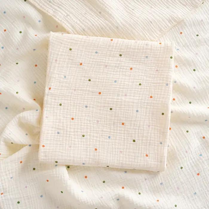 Couverture d'emmaillotage en mousseline de coton pour bébé