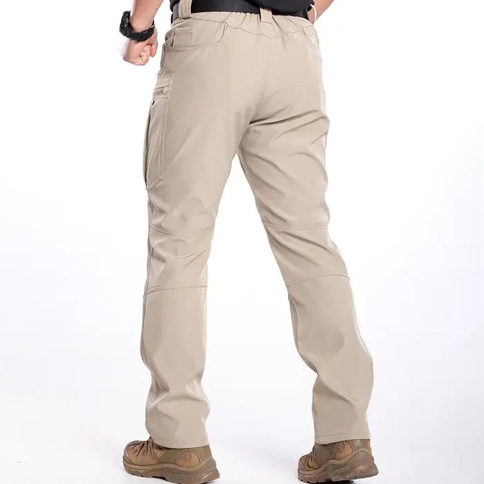 Pantalon tactique homme printemps automne multi-poches imperméable cargo militaire taille EU