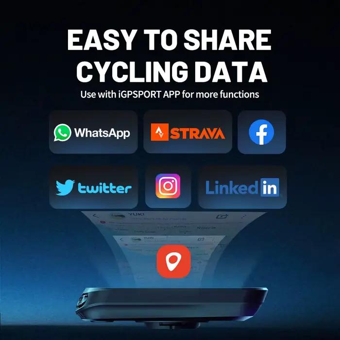 GPS Vélo Ordinateur IGPSPORT BSC100S Cycle Sans Fil Compteur De Vitesse Vélo Numérique Chronomètre V