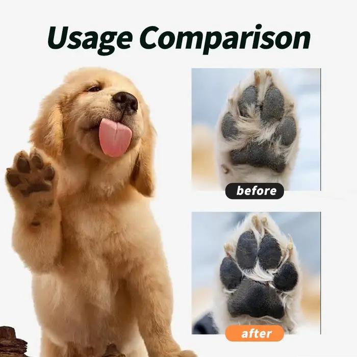 Mousse de nettoyage des pieds pour animaux de compagnie