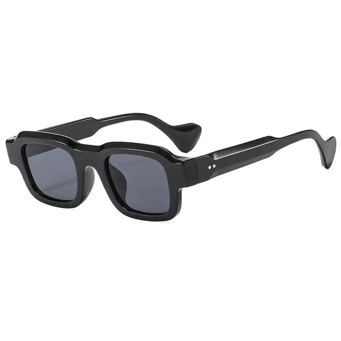 Lunettes de conduite vintage carrées pour homme - Monture rétro punk - Protection UV400