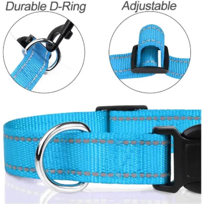 Collier ras du cou pour petit chien élégant nylon solide multicolore pour toutes les saisons occasions spéciales chiots adultes