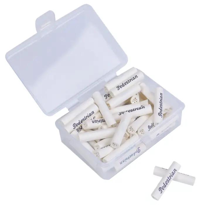 50 pièces de filtres à charbon actif de 9 mm pour pipe à tabac, cartouches de nettoyage pour embout de pipe, accessoires pour fumeurs