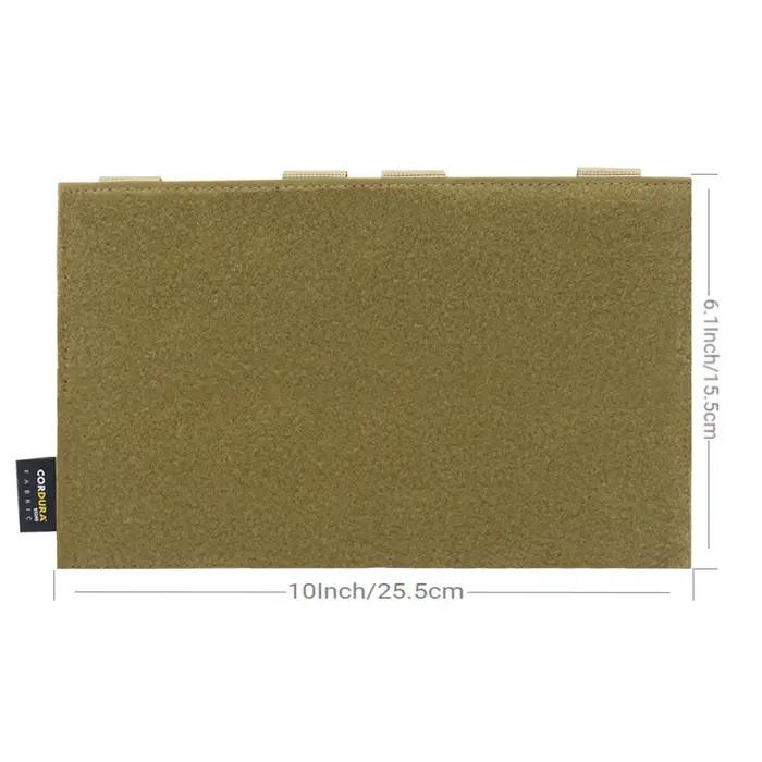 Nouveau gilet tactique Molle crochet et boucle convertisseur ruban adaptateur panneau pour attacher ID patchs bricolage