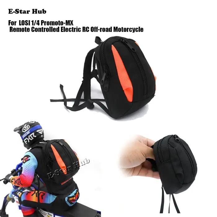 Sac de casque de pilote E-Star Hub pour LOSI 1/4 PromPain MX sac d'équitation simulé télécommande RC voiture tout-terrain occassions spéciales adolescents et adultes