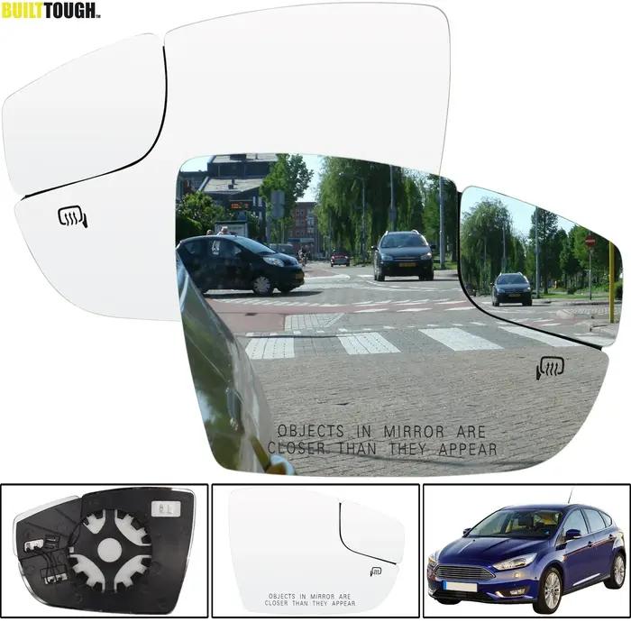 Miroir de porte latérale gauche/droite, plaque arrière extérieure chauffante, pour Ford Focus 2012 –
