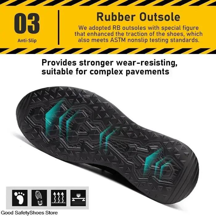 Chaussures de sécurité hommes pour baskets de travail femmes