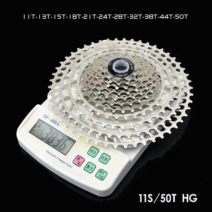 SUNSHINE Ultralight MTB Cassette CNC 10/11/12Speed 46-52T HG roue libre pour la transmission SHIMANO DEORE SLX XT SRAM