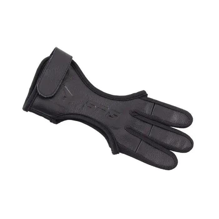 Gants de tir à l'arc 3 doigts pour arc recurve 15-60 lb en cuir daim - Protection optimale
