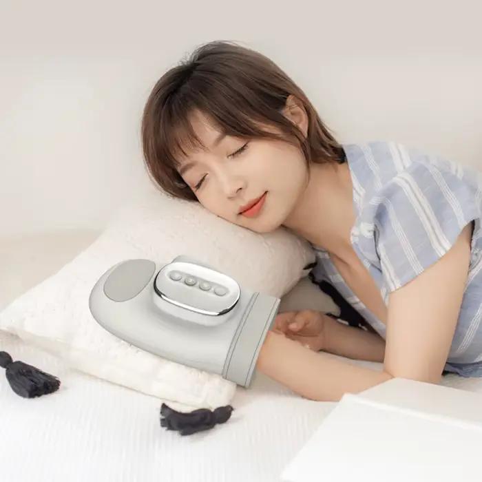 Masseur de mains professionnel avec airbags pour relaxation et soulagement des douleurs des doigts poignets et paumes pour hommes et femmes occasions spéciales relaxation musculaire