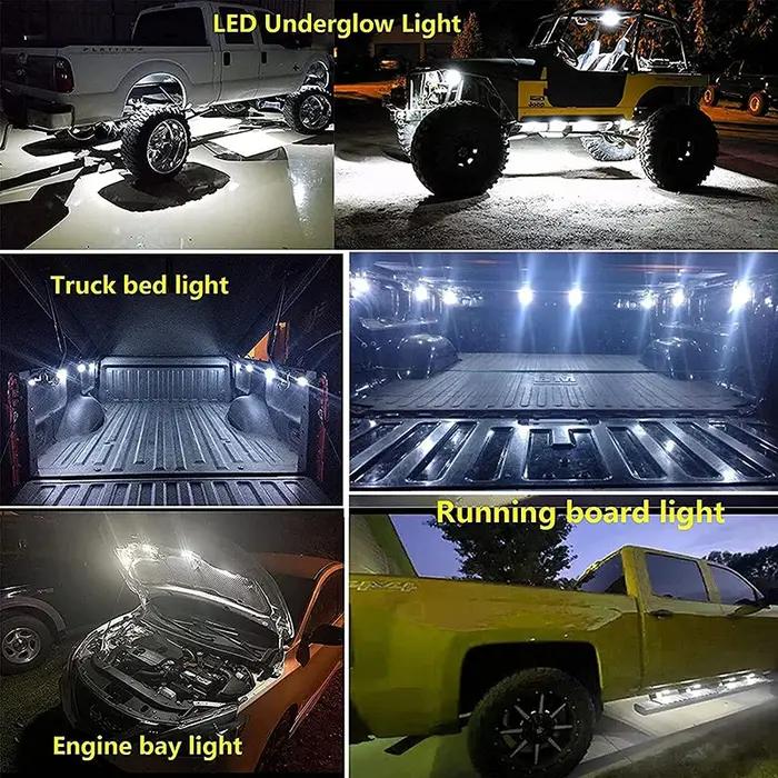 Lampe LED Universelle pour Éclairage de Coffre à Bagages 48 LED Étanche Adaptée à Voitures Camions Bateaux Occasions Spéciales