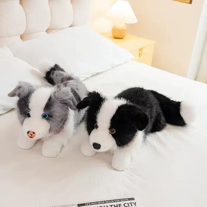 Jouets en peluche Border Collie unisexe elfe doux 4 couleurs 40/50cm pour enfants imagination et émotions