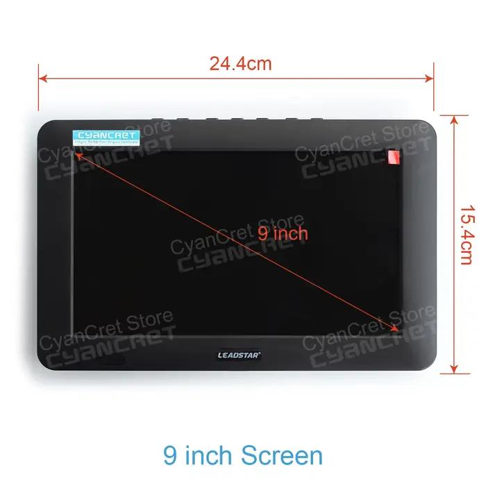 LEADSTAR – mini TV Portable 9 pouces, ATSC DVB-T2 tdt, numérique et analogique, Support USB TF PVR MP4 H.265 AC3, ISDB-T