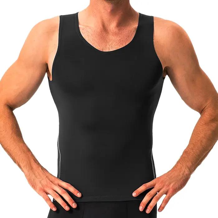 Débardeur de sport moulant pour hommes et adolescents