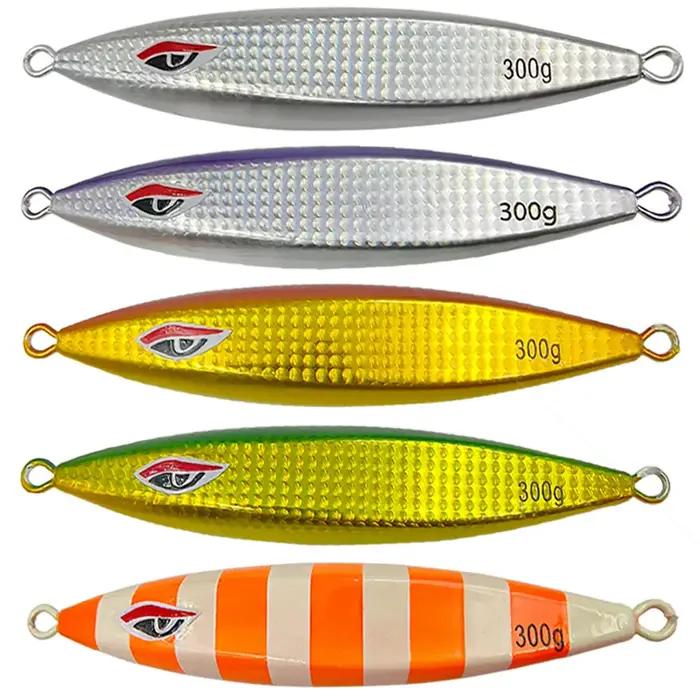 Leurre métallique HEXAKILL 300g 400g 500g avec yeux à vie pour pêche en haute mer et jigging vertical occasions spéciales