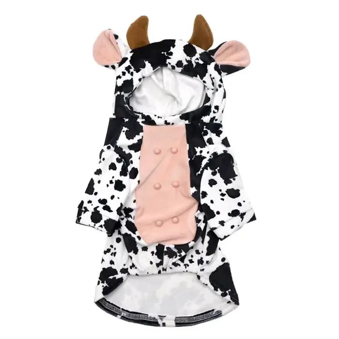 Vêtements pour chiens pour petits et moyens chiens, tenue de style vache et cochon pour bouledogue f