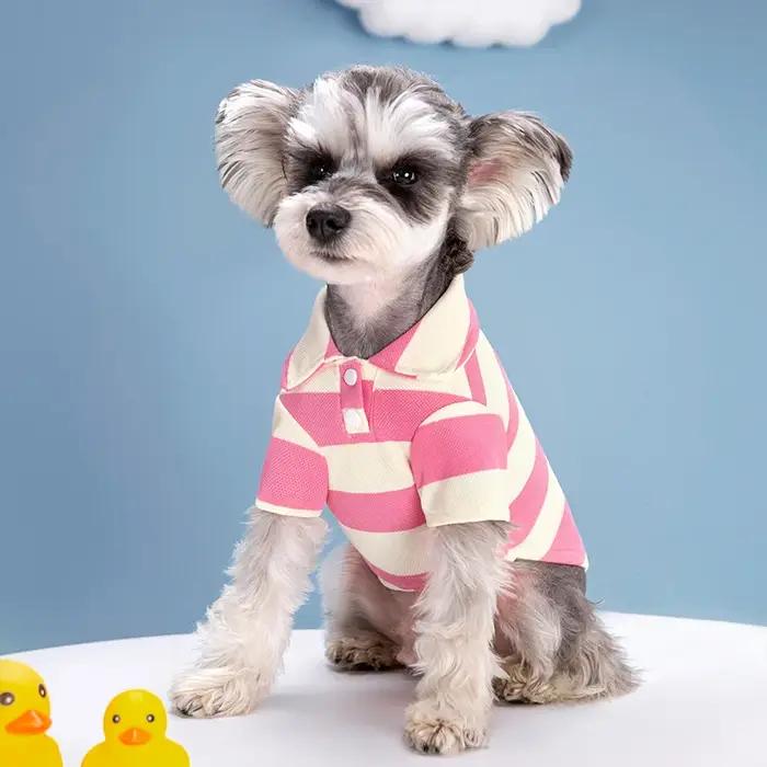Polo pour chien, vêtements d'été pour chien, vêtements décontractés pour petits et grands chiens, chats, t-shirt, costumes pour chihuahua, pug, chemises pour Yorkshire