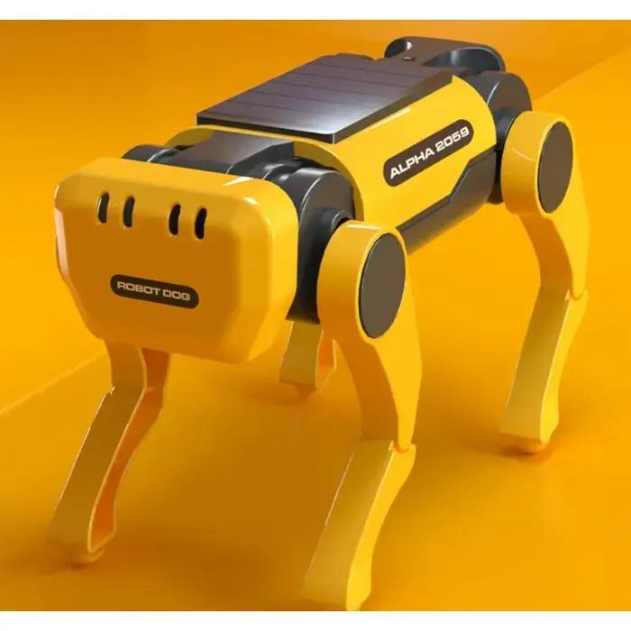Kit d'expérimentation scientifique chien robot solaire pour enfants âgés de 6 à 12 ans jouets éducatifs en plastique environnemental fantastique et science-fiction pour occaions spéciales