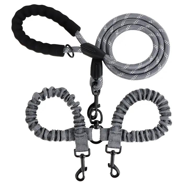 Nouvelle laisse de traction double pour animaux de compagnie