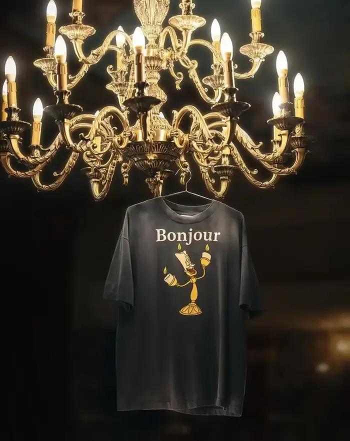 T-shirt long et court pour homme
