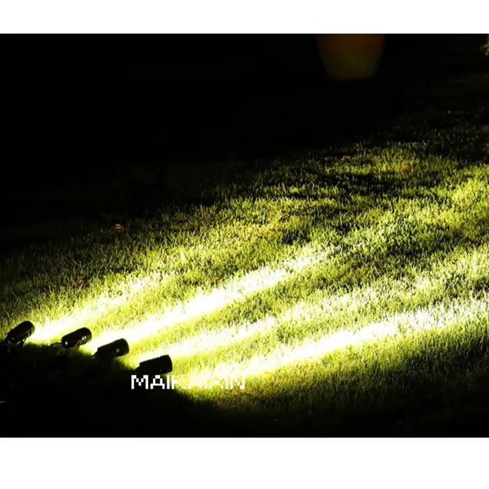 Spot lumineux LED imperméable avec pic, éclairage de paysage, idéal pour un jardin, un sentier, des