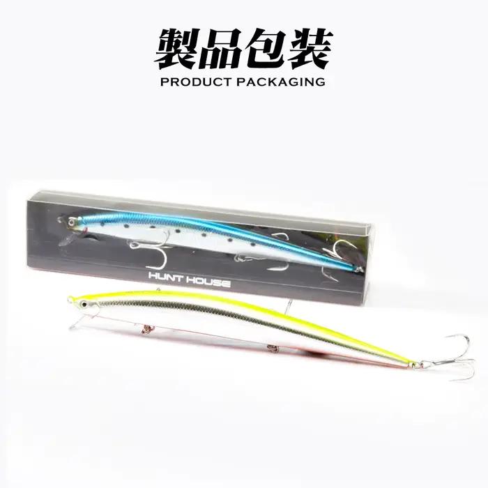 Hunthouse Tide vairon Flyer leurre de pêche 175mm 31g longue coulée coulant appât dur Pesca Jerkbaits bar brochet attirail