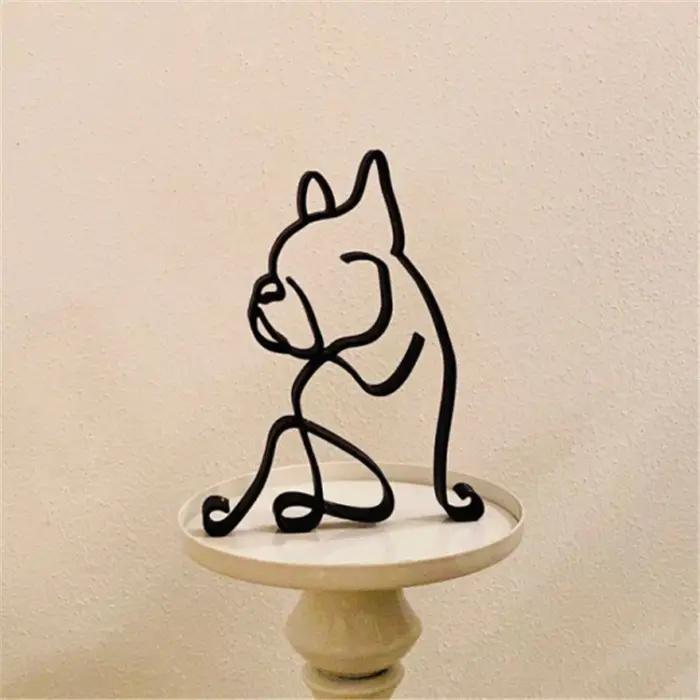 Sculpture d'art créatif en métal