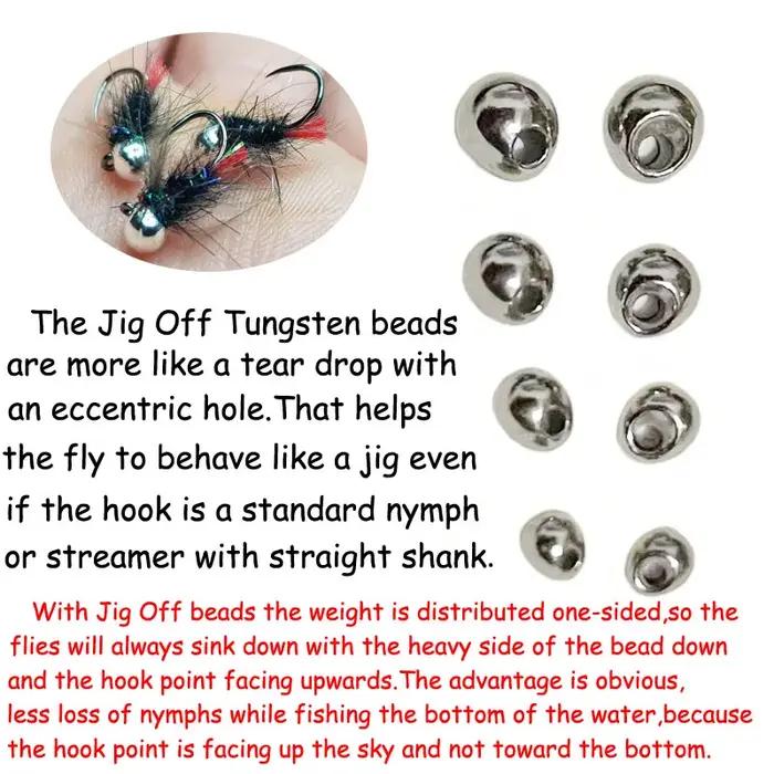 CONTEMPLATOR-Perles en Tungstène pour la Pêche à la Mouche, Matériel pour Attacher les Mouches, 20 P
