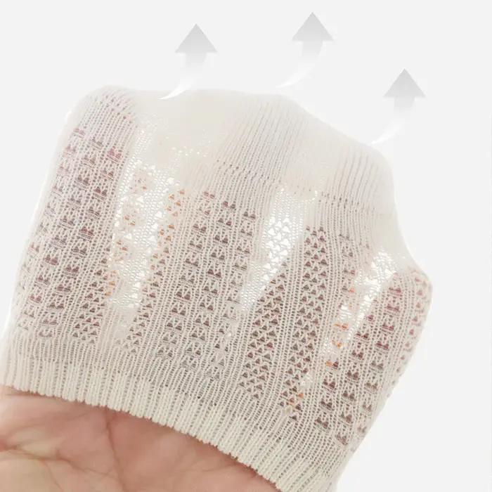 3 paires de chaussettes en coton à maille fine pour bébés, confortables, respirantes, pour enfants,