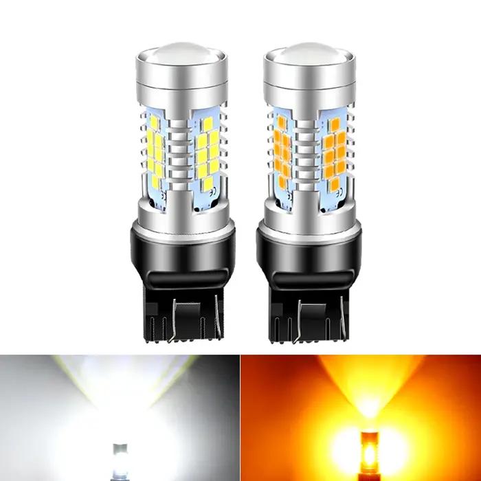 2 pièces LED feux diurnes DRL ampoule lampe Canbus W21/5W 7443 T20 pour Chevrolet Malibu Trax Dacia