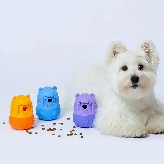 Boule distributrice de friandises indestructible pour chien