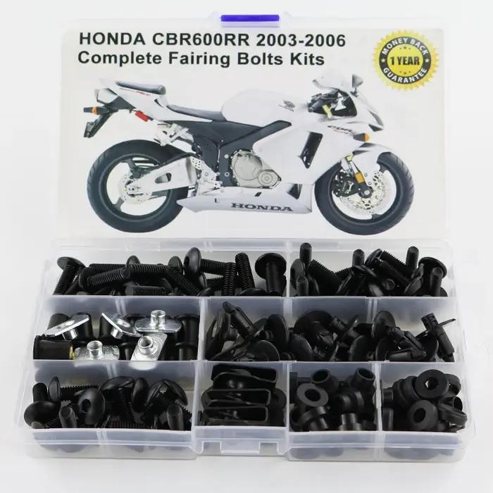 Kit complet de boulons de carénage pour moto Honda CBR600RR 2003 2004 2005 2006