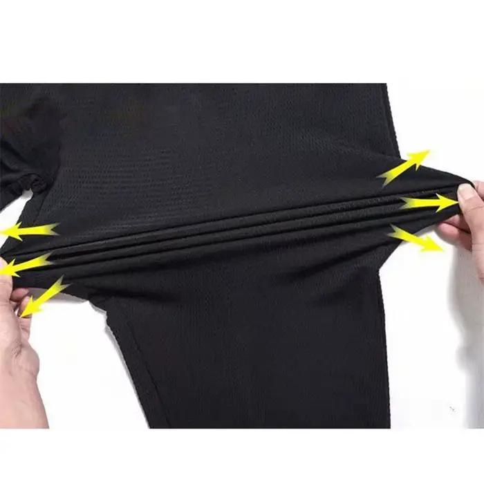 Pantalon homme quick dry léger randonnée jogging running respirant gym cheville ajustable sport