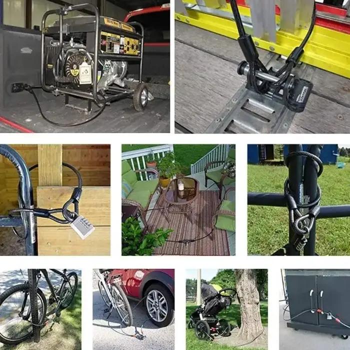 Câble verrouillage vélo 1,8 m