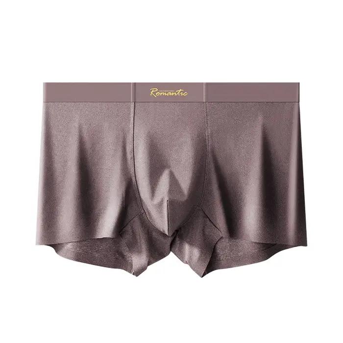 Sous-vêtements en pur coton à manches courtes pour hommes. Sous-vêtements de qualité supérieure pour hommes, à quatre coins, pour toutes les saisons