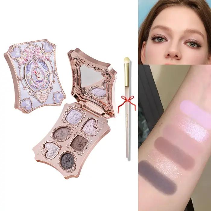 Palette de maquillage Flower Knows Bunny Garden 6 couleurs