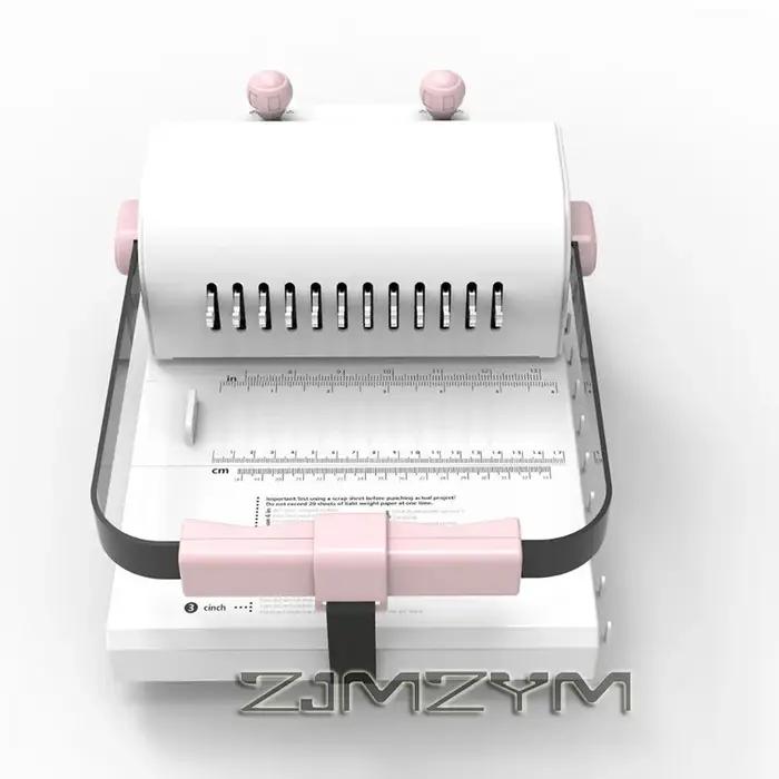 Machine à relier 2:1 à double spirale, perforation en une seule passe 20 pages, idéale pour la reliure de livres et de cahiers