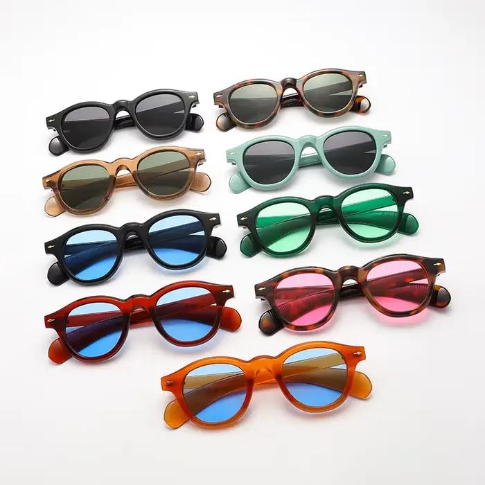 Lunettes anti-lumière léopard ovales - Style concave vintage unisexe pour camping et outdoor