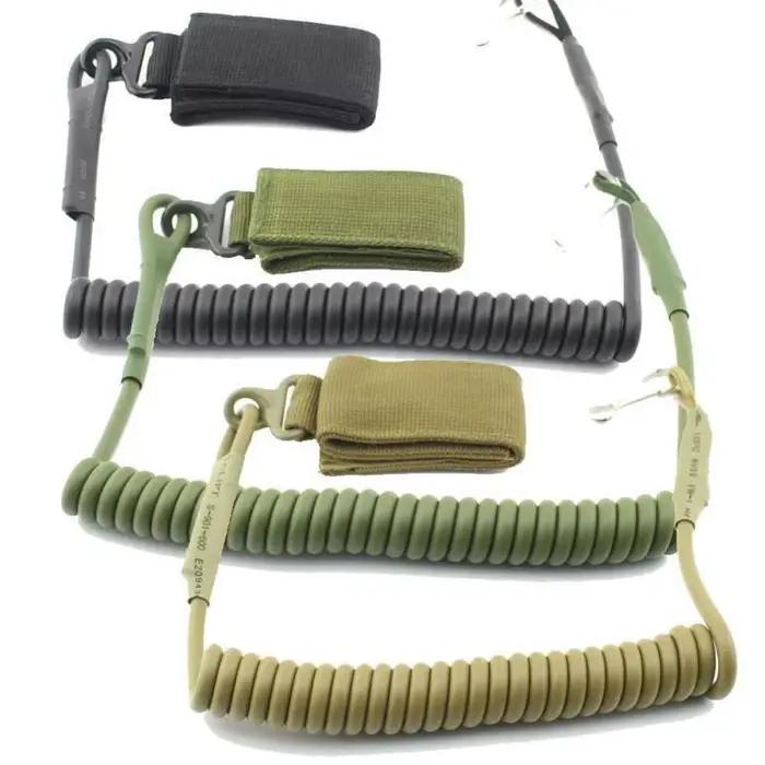 Corde de lanière élastique tactique Anti-perte