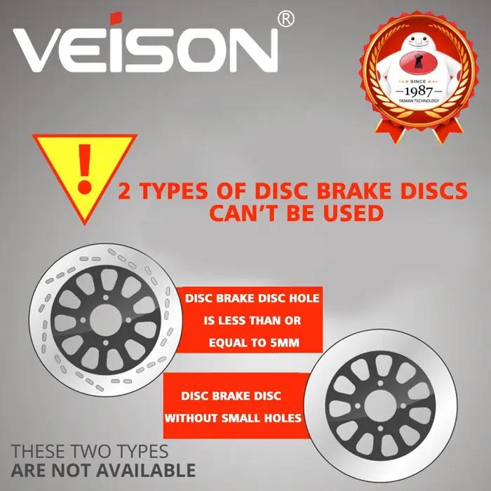 VEISON – serrure de roue de moto et de vélo, antivol robuste, en acier trempé, Mini frein à disque,