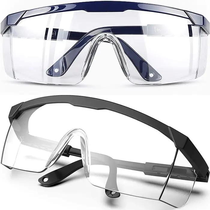 Lunettes de sécurité anti-éclaboussures pour le travail, 2 pièces, protection des yeux, lunettes de