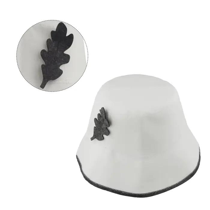 Chapeau de maison de bain, chapeau de Sauna en feutre, visite d'entrepôt, sangle réglable, expérienc