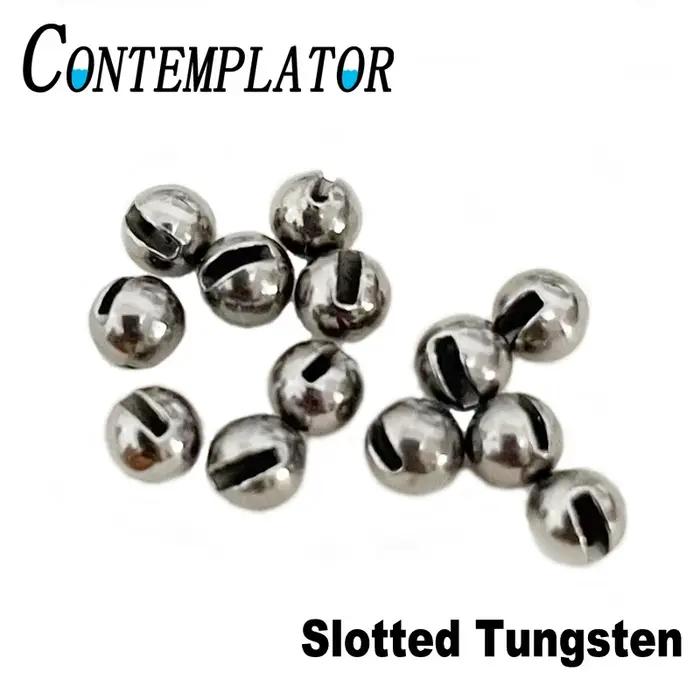 CONTEMPLATOR 20 pièces 2.0mm-4.0mm mouche attachant fente perles de tungstène gabarit Style mouches