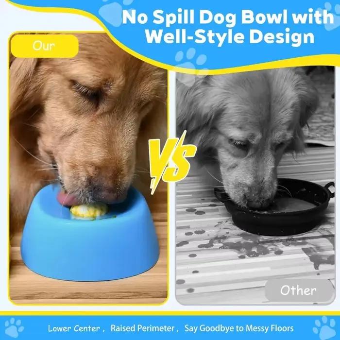 Bol anti-glisse en forme de boule pour chiens volume 200g alimentation saine et anti-étouffement occasions spéciales