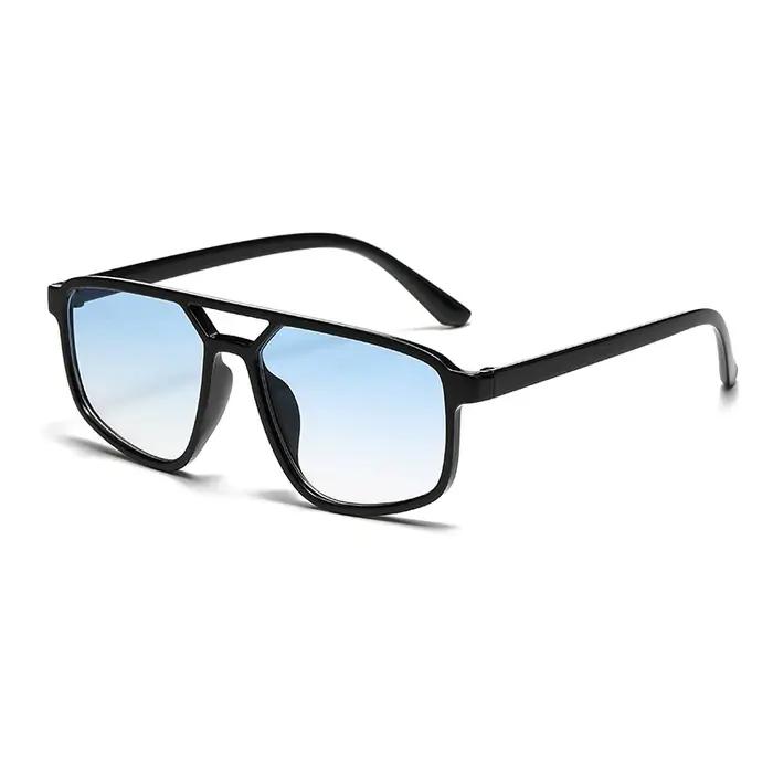 Lunettes vintage double pont dégradé randonnée camping - Style unisexe tendance