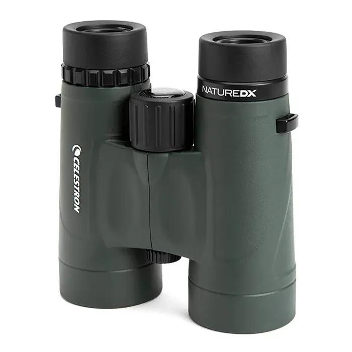 Jumelles Celestron Nature DX 10x42 vertes - Prismes BAK-4 pour observation nature et chasse