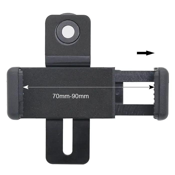 Clip de téléphone pour Microscope avec objectif oculaire 12.5X, adaptateur de montage de téléphone p