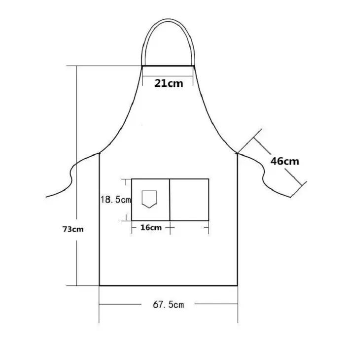 Tabliers de cuisine avec logo personnalisé pour femmes et hommes, chef de travail, restaurant, bar, boutique, café, beauté des ongles, uniforme professionnel élégant