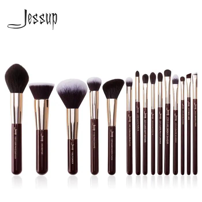 Essup – akeup rofessionnelle, 15 pièces, rush, owder, yesshadow, oner, lustré, prêt, infandel/olden