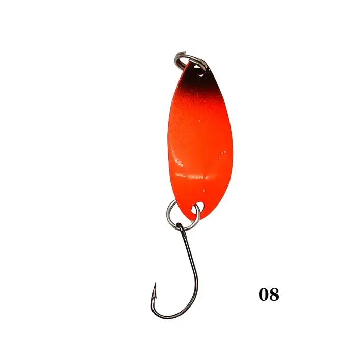20 couleurs 3g métal leurre de pêche cuillère appât spinner appât leurre japon pesca truite brochet
